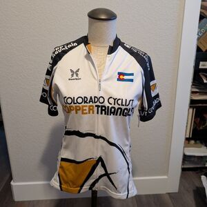NWT M ShaveSport  Colorado Cyclist Upper Triangle Cycling Jersey